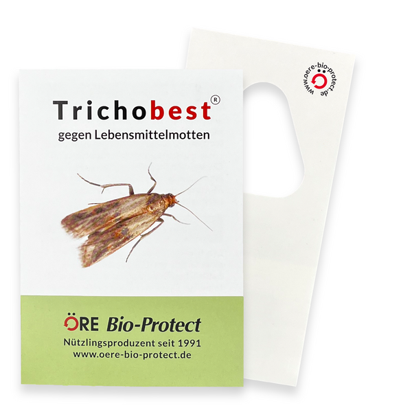 Trichobest® gegen Lebensmittelmotten Komplettbehandlung (3 Lieferungen)
