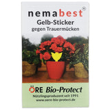 nemabest® Gelb-Sticker gegen Trauermücken, steckbar und giftfrei